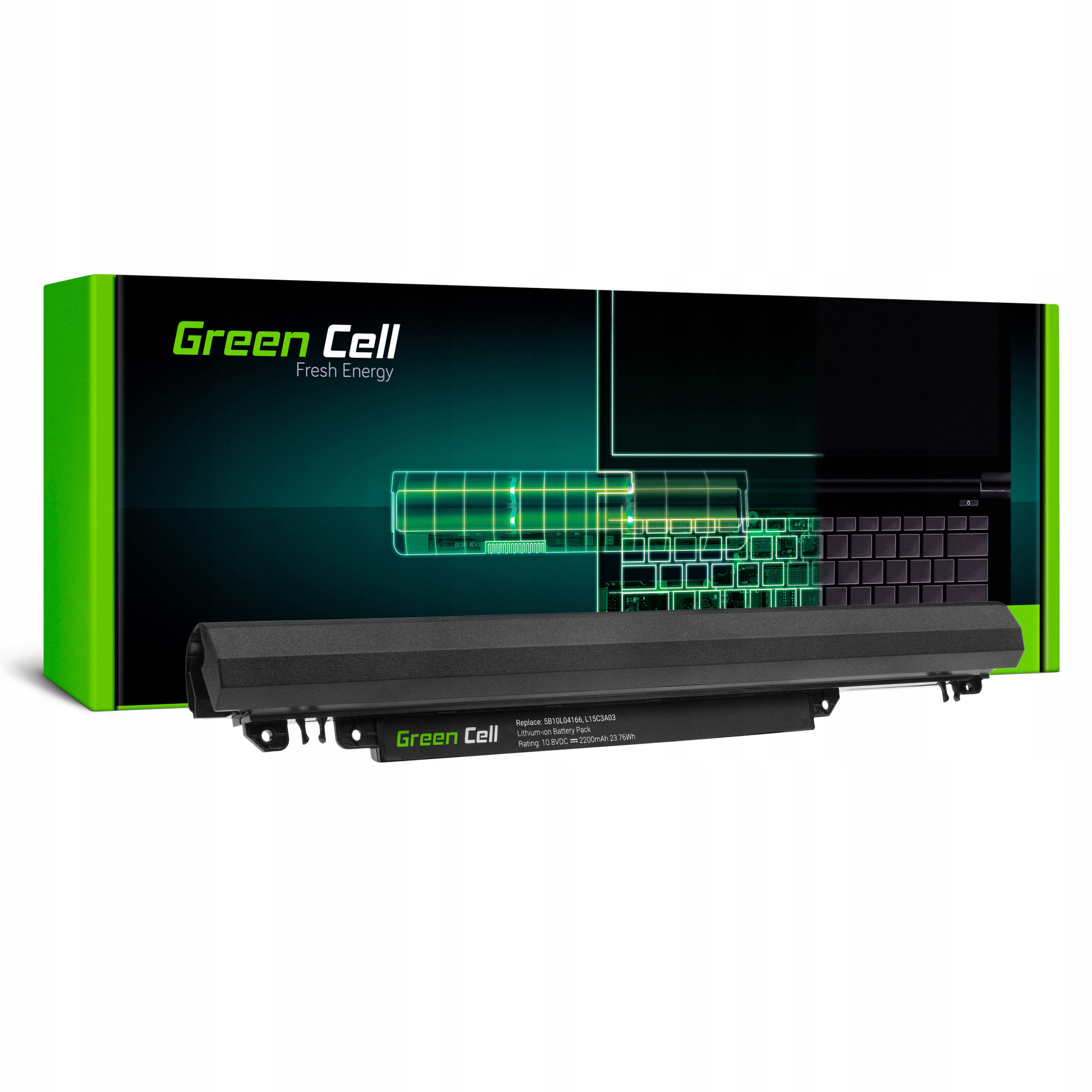 Batéria pre notebooky IBM, Lenovo lítium-iónová 2200 mAh Green Cell